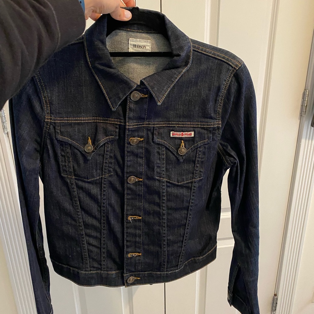 Hudson Jeans - Jean Jacket. Never worn! Great condition. Dark blue wash. Size M